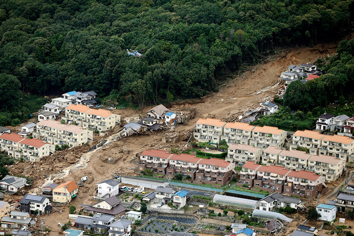 landslide Hiroshima Japan