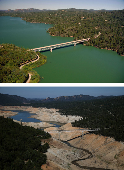california drought before and after
