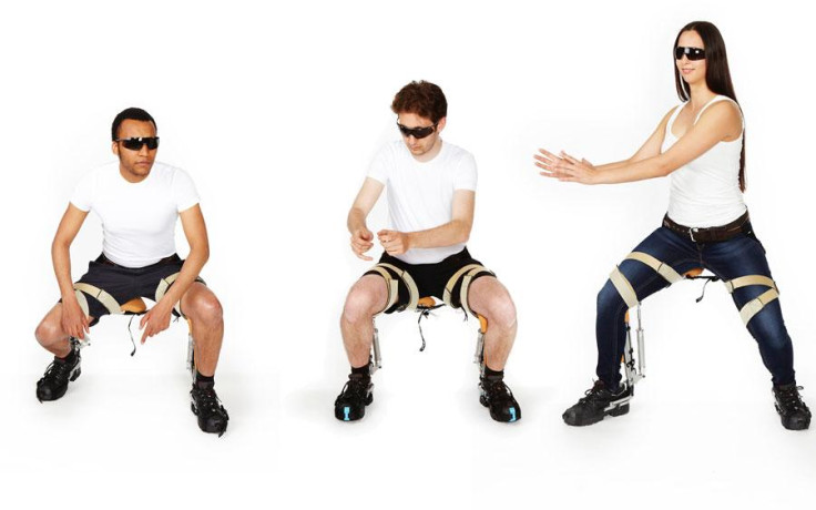 A new exoskeleton suit that transforms into a chair anytime, anywhere