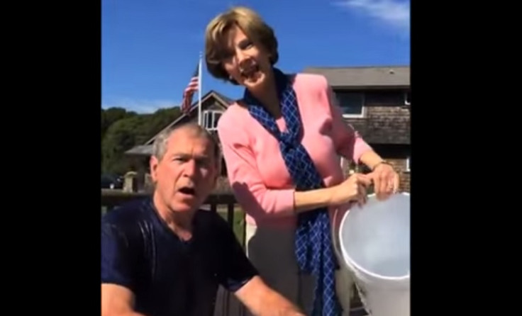 Ice bucket challenge george bush