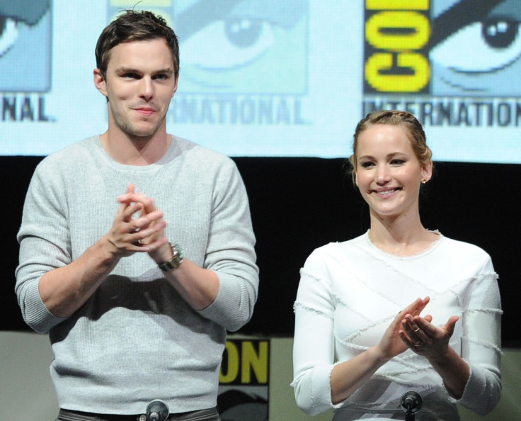 Nicholas Hoult and Jennifer Lawrence