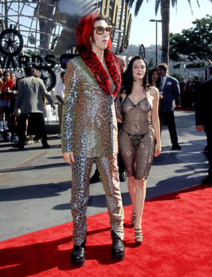 Rose McGowan and Marilyn Manson