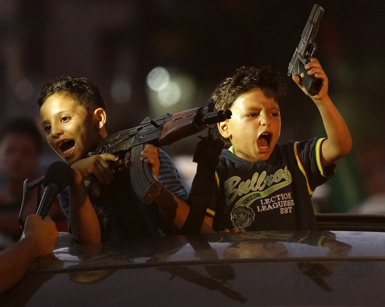 gaza kids with guns