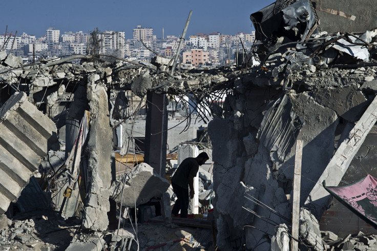 gaza rubble