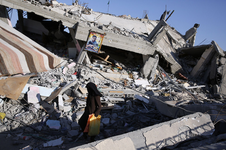 gaza rubble