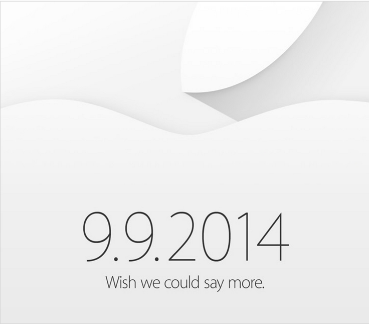 Apple 9 September Media Event Invite