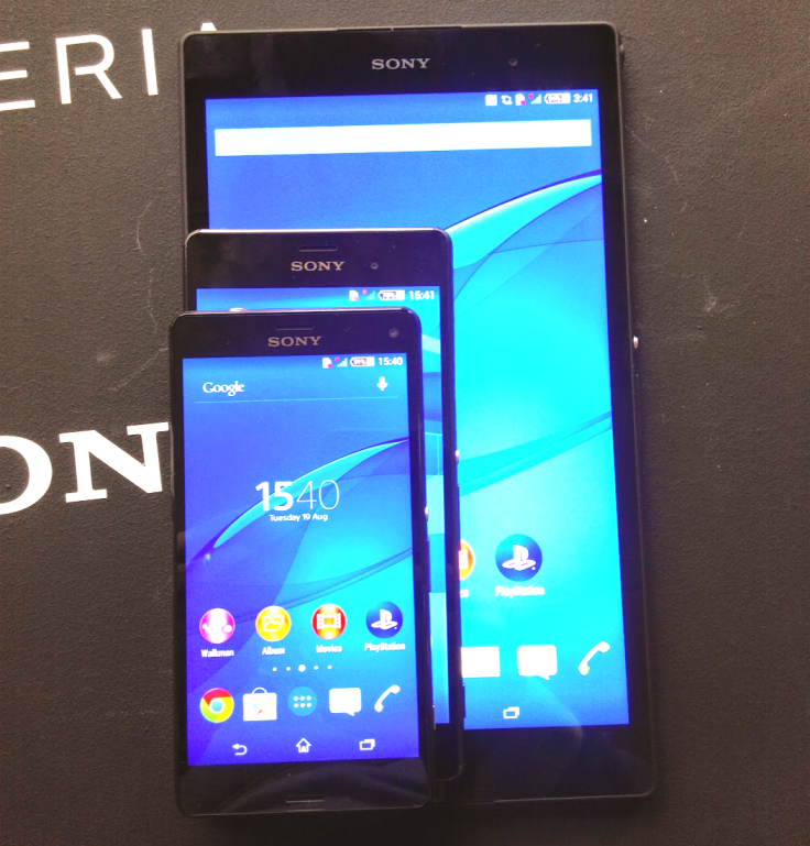 Sony Xperia Z3 Smartphones and Tablets