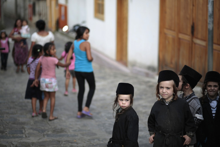 Children of the Lev Tahor in San Juan la Laguna. (Reuters)