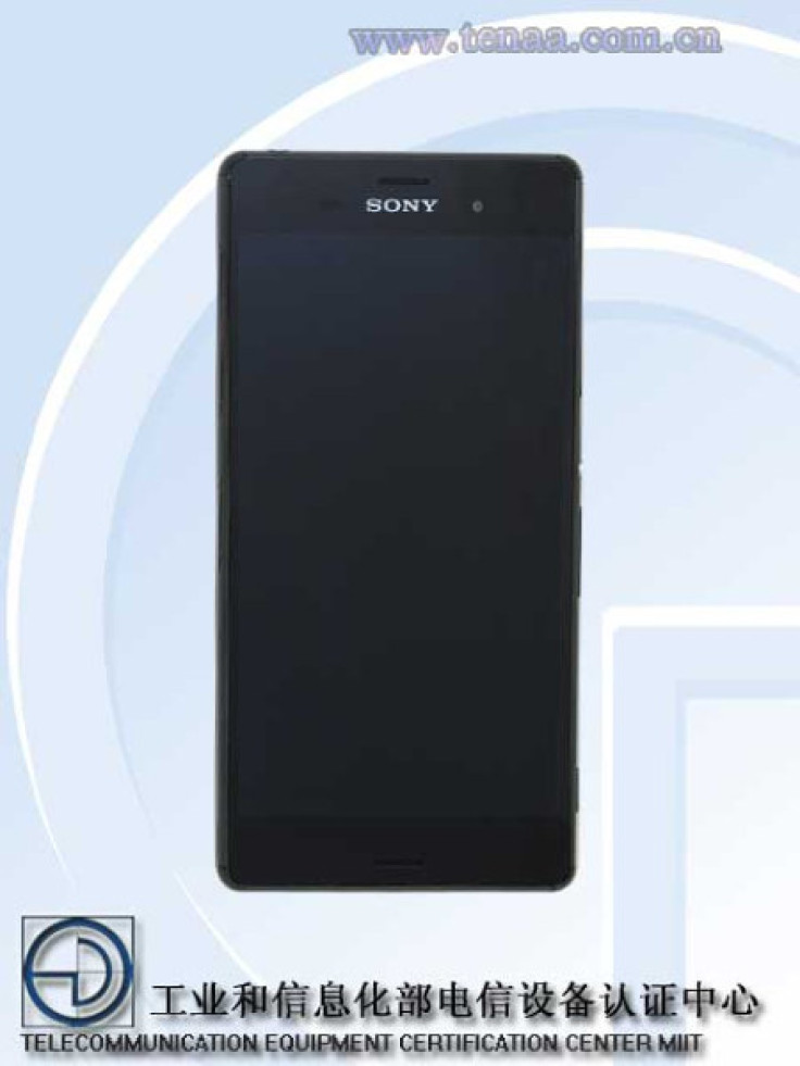Sony Xperia Z3 Image and Specs Leaked in TENAA Certification