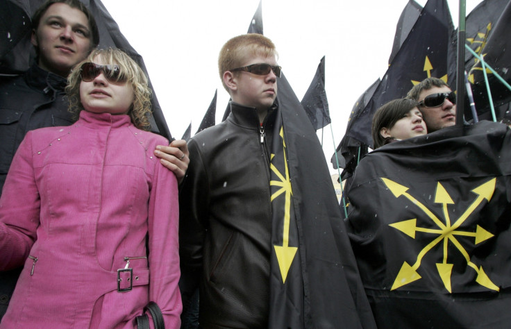 A Moscow rally of Drugin's youth group the Eurasian Youth Union. (Reuters)