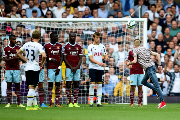 Jordan Dunn hit free kick as well as Spurs player Christian Eriksen, said judge Branston