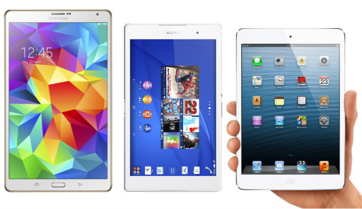 Xperia Z3 Tablet Compact vs Samsung Galaxy Tab S vs Apple iPad mini 2