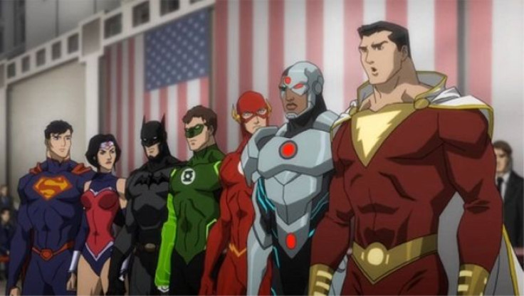 Shazam with The Justice League