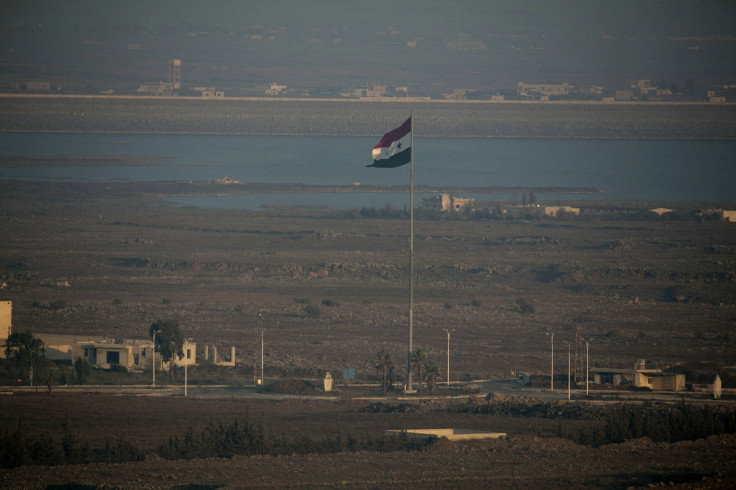 A Syrian flag