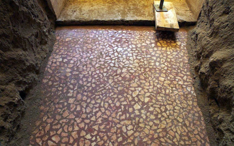 Mosaic floor discovered in Amphipolis Greek tomb
