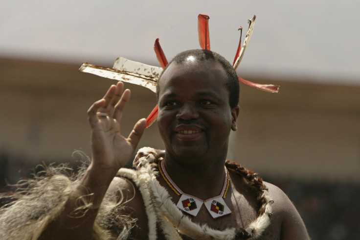 Swaziland King Mswati III picks his 14th wife as 80,000 half-naked girls dance in wedding ceremony