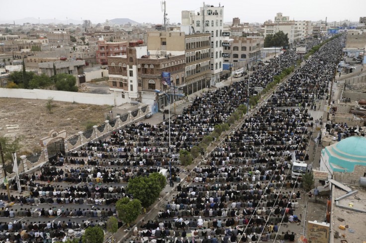 Houthi protest Sanaa