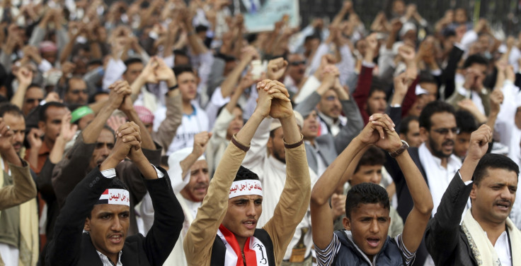 pro-government protest Yemen Sanaa