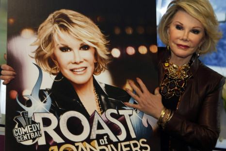 Joan Rivers posed for photographers as she presented "Comedy Roast with Joan Rivers"