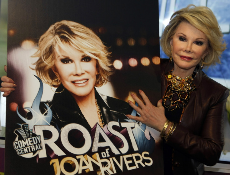 Joan Rivers posed for photographers as she presented "Comedy Roast with Joan Rivers"