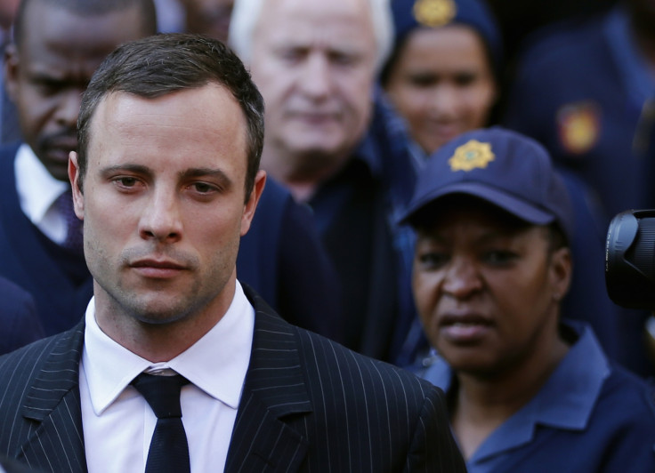 Oscar Pistorius looks to be feeling the weight of Judgement day