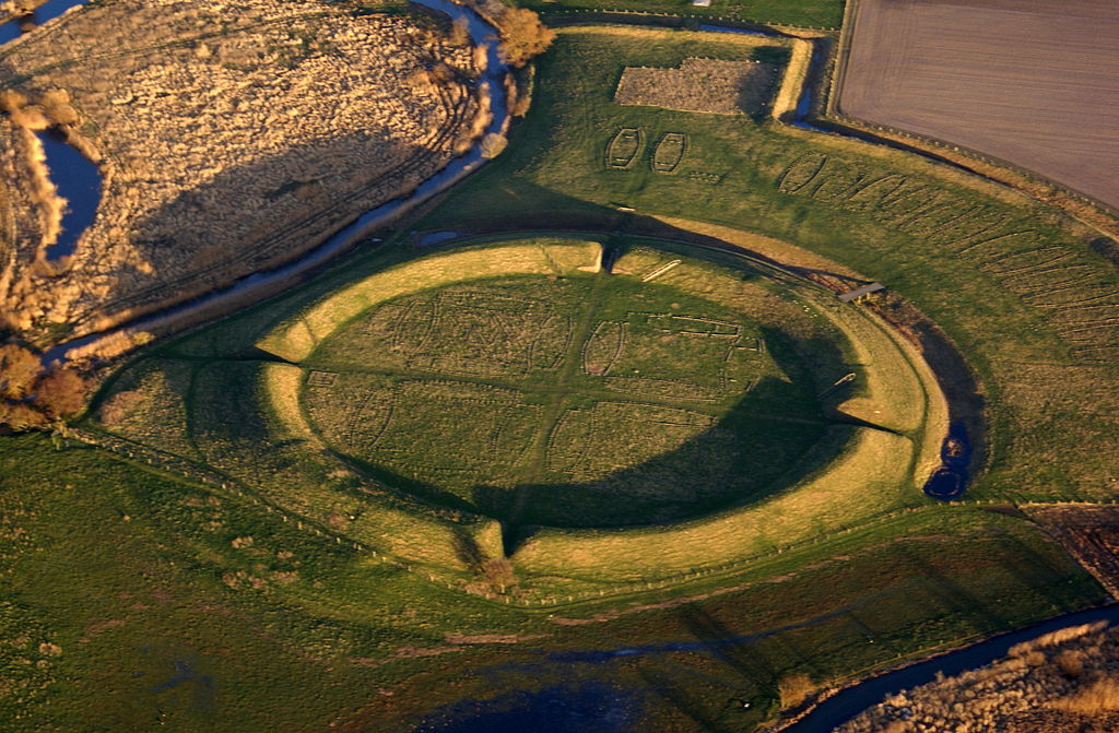 The newly discovered Viking Fortress is believed to be similar to Trelleborg, another ringed garrison from the same period The newly discovered Viking Fortress is believed to be similar to Trelleborg, another ringed garrison from the same period