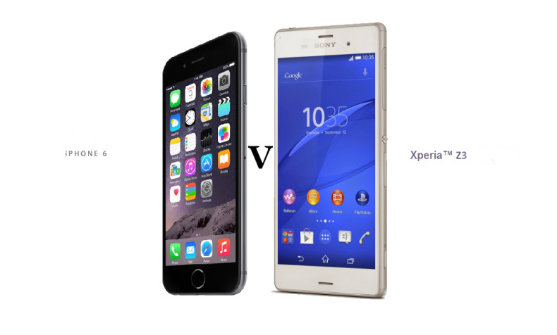 iphone 6 vs xperia z3 comparison