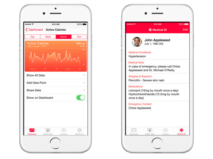 iOS 8 - Health Kit and Medical ID