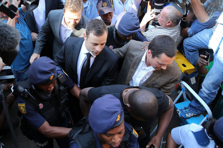 Oscar Pistorius arrives at North Gauteng High Court