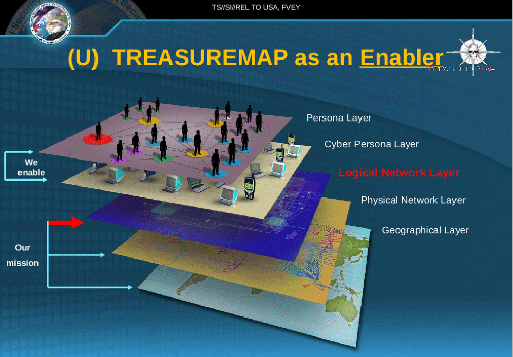 Treasure Map: An NSA program aiming to spy on the entire world's communications networks