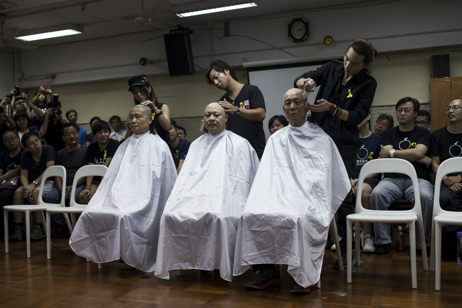 Occupy Hong Kong Leaders Head Shave