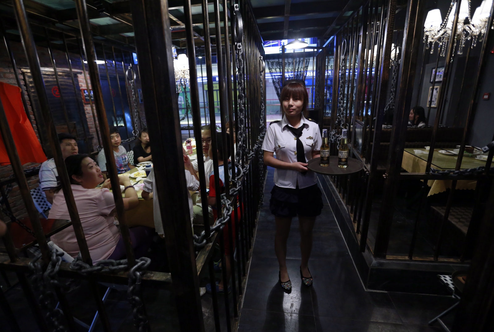 China Jail Restaurant Waitress