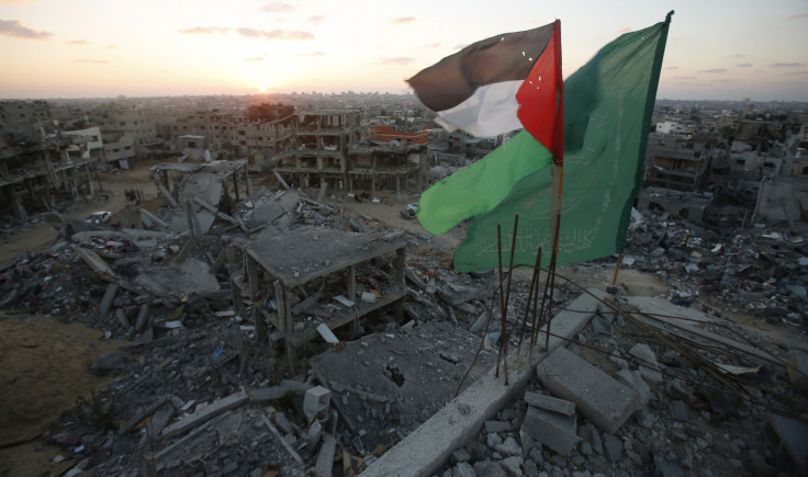 Palestine Hamas Flags Gaza City