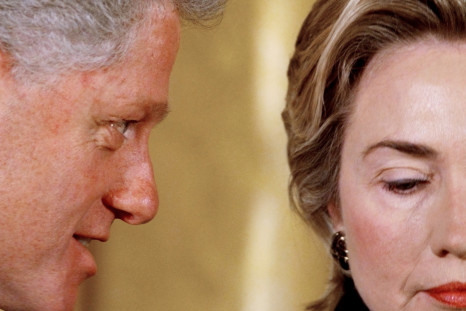 Clinton Whispers to Hillary