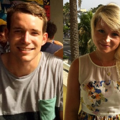 David Miller (left) and Hannah Witheridge