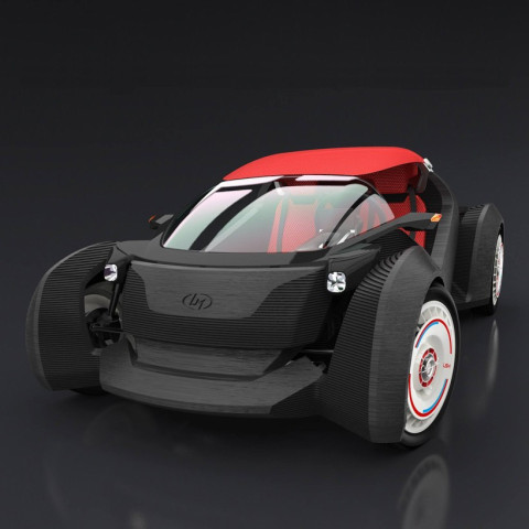 Strati, world's first 3D-printed electric car