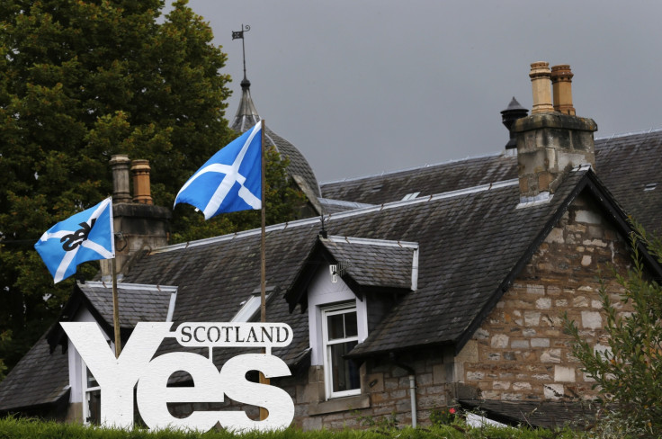 Scotland Yes sign