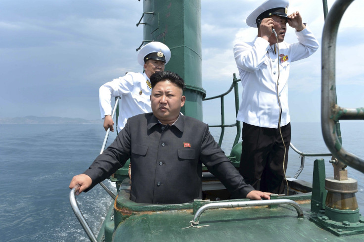 Kim Jong-Un on a submarine