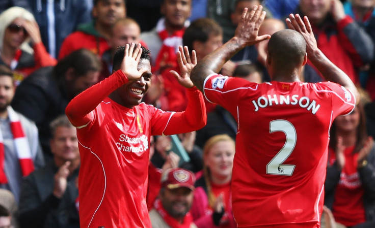 Daniel Sturridge and Glen Johnson