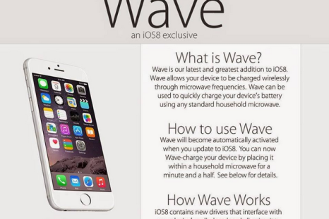 Wave is a Hoax Apple Wireless Charging