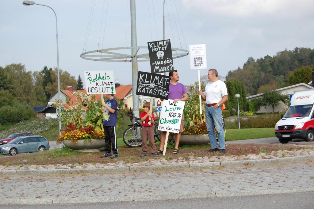 Peoples Climate March in Sweden