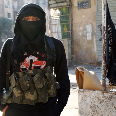 Member of jihadist group Jabhat al Nusra in Syria. (Getty)