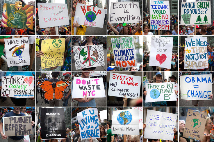 climate change march posters