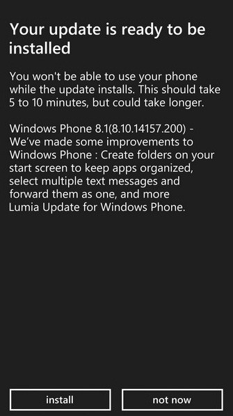 Windows Phone 8.1 Update 1 Windows Phone 8.1 Update 1