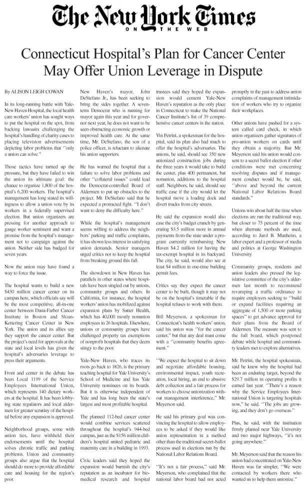 Ray Abernathy - Abernathy Associates - article cited