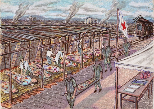 Hibakusha Works: Fumiko Ya, Hospital 1974-74 Hibakusha Works