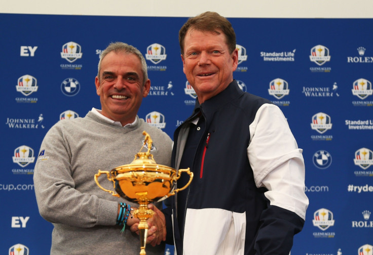 Paul McGinley and Tom Watson