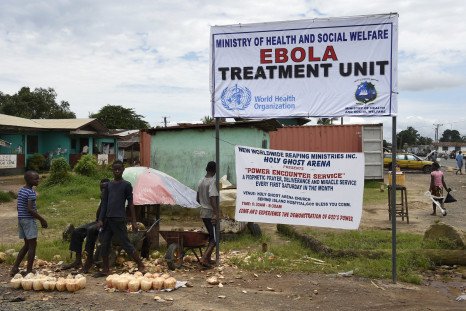 Ebola treatment clinic in Monrovia, Liberia
