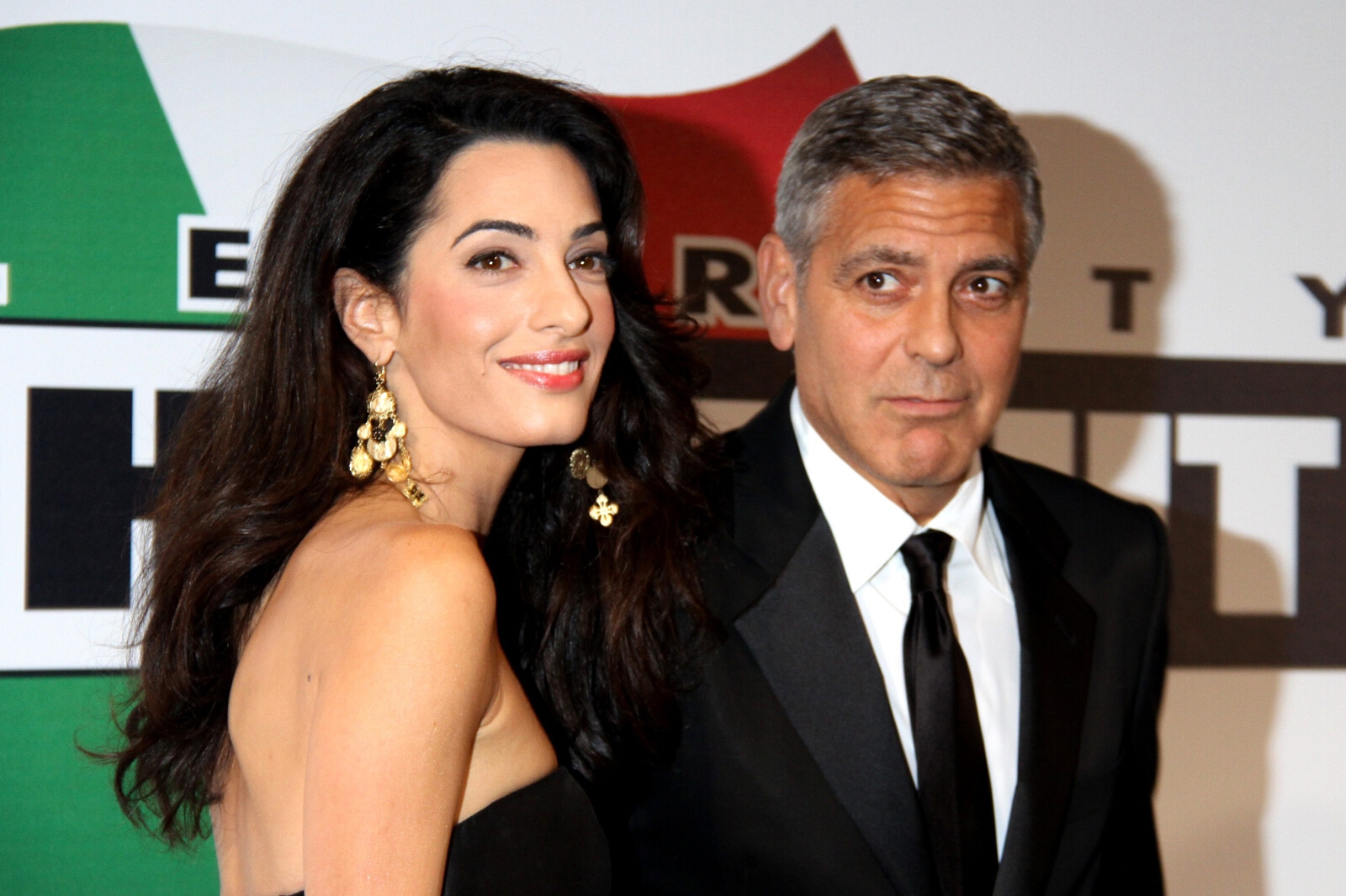 Aman Alamuddin and George Clooney