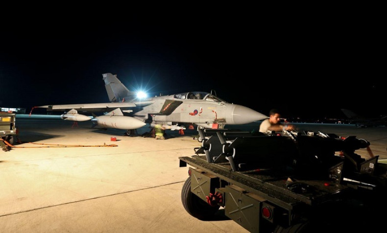 Britain’s RAF Tornado GR4 bombers returned to their military base on Saturday after a reconnaissance mission in Iraq